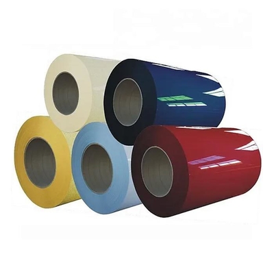 Color Coated Aluminum Alloy Coil Cold Hot Rolled PE / PVDF Coating Paint